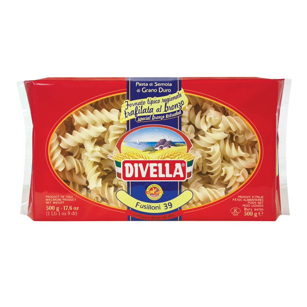 Divella n. 39 Fusilloni – formati speciali - 210163 Divella | Fusilloni n.39 - Afbeelding 1