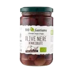 Bio Gustiamo | Zwarte peranzana olijven ontpit/ Olive nere peranzana denocciolate 280 gr- BIO